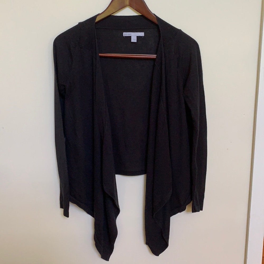 Black cardigan
